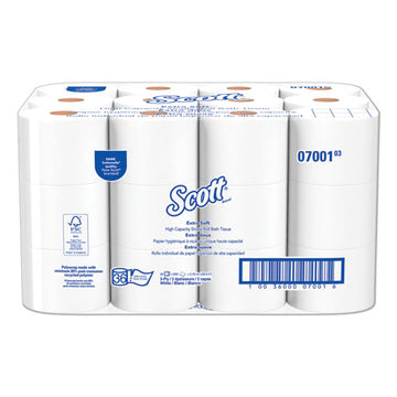 Scott® Essential Extra Soft Coreless Standard Roll Bath Tissue For Business, 2-ply, White, 800 Sheets-roll, 36 Rolls-carton freeshipping - TVN Wholesale